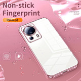 For Xiaomi Civi 2 / 13 Lite Transparent Plating Fine Hole Phone Case(Purple)