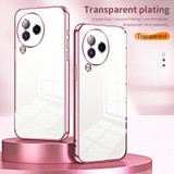 For Xiaomi Civi 3 Transparent Plating Fine Hole Phone Case(Gold)