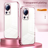 For Xiaomi Civi 2 / 13 Lite Transparent Plating Fine Hole Phone Case(Green)