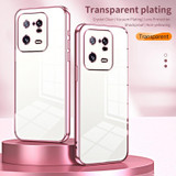 For Xiaomi 13 Pro Transparent Plating Fine Hole Phone Case(Transparent)