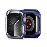 For Apple Watch 9 / 8 / 7 45mm DUX DUCIS Tamo Series Hollow PC + TPU Watch Protective Case(Transparent Blue)