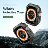 For Apple Watch Ultra 2 49mm / Ultra 49mm DUX DUCIS Tamo Series Hollow PC + TPU Watch Protective Case(Translucent Black)