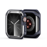 For Apple Watch 9 / 8 / 7 45mm DUX DUCIS Tamo Series Hollow PC + TPU Watch Protective Case(Transparent Midnight)