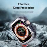 For Apple Watch Ultra 2 49mm / Ultra 49mm DUX DUCIS Tamo Series Hollow PC + TPU Watch Protective Case(Transparent Midnight)