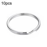 10pcs 1.5 X 25mm Key Holder Ring Metal Key Chain Charm Ring