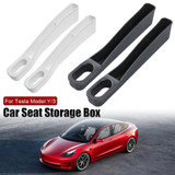 For Tesla Model 3 / Y 2pcs / Set Car Seat Gap Storage Box (White)