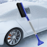 2 In 1 Car Snow Shovel Snow Blowing Brush Car Winter Snow Clearing Tools(Red)