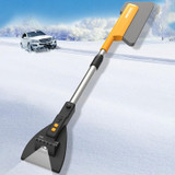 Car Multifunctional Telescopic Snow Shovel Glass Defrost De-icing Brush Winter Cleaning Tools, Spec: Ordinary