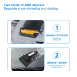 Car Multifunctional Telescopic Snow Shovel Glass Defrost De-icing Brush Winter Cleaning Tools, Spec: Ordinary