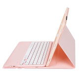 For Honor Pad 9 AH19 TPU Ultra-thin Detachable Bluetooth Keyboard Tablet Leather Case(Pink)