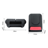 For Tesla Model 3 / Y Car Front Seat Belt Buckle Silicone Protective Cover, Style:Lock Buckle