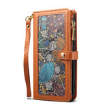 For Xiaomi 13T / 13T Pro / Redmi K60 Ultra ESEBLE Star Series Lanyard Zipper Wallet RFID Leather Phone Case(Brown)