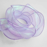 4cm x 9m Purple Symphony Fishtail Yarn Flower Cake Baking Packaging Ribbon Lace Decorative Webbing