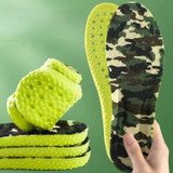 Camouflage Memory Foam Sport Insoles Breathable Sweatproof Shoes Sole Cushion, Size: 35-36