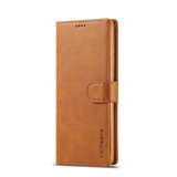 For Samsung Galaxy S20 FE 5G / S20 Lite LC.IMEEKE Calf Texture Horizontal Flip Leather Case, with Holder & Card Slots & Wallet & Photo Frame(Brown)