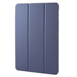 For Honor Pad 9 Tri-fold Silicone Leather Tablet Case(Dark Blue)