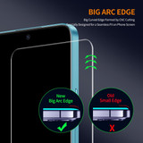 For Realme 11x 10pcs ENKAY 9H Big Arc Edge High Aluminum-silicon Tempered Glass Film