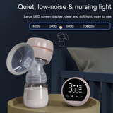 MZ-003 LED Digital Display Smart Adjustable Fully Automatic Massage Painless Silent Breast Pump(Blue)