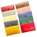 50 PCS Love Buckle Pearl Paper Hot Stamping Envelope Invitation Letter(Platinum)