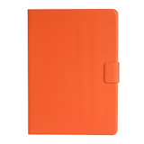 For Samsung Galaxy Tab S6 Lite (P610/615) Solid Color Horizontal Flip Leather Case with Card Slots & Holder & Sleep / Wake-up Function(Orange)