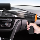 Car Vacuum Cleaner Large Suction Power Wireless Pump Inflatable Blower Handheld Small Vacuum Cleaner, Style: Brushless 260W+4 Filters+Air Bag (Black)