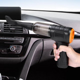 Car Vacuum Cleaner Large Suction Power Wireless Pump Inflatable Blower Handheld Small Vacuum Cleaner, Style: Brush 200W+3 Filters+Air Bag (White)