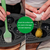 For Thermomix TM5 / TM6 Kitchen Machine Egg Steamer Multifunctional Steamer Tray(6-in-1)