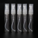 50 PCS Perfume Bottle Spray Bottle Perfume Bottle Empty Bottle, Capacity:7ML (Transparent)