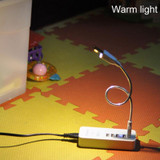 6LED Tactile Dimmable Emergency Lights USB Light Piece Mobile Power Supply Lantern(White Light)