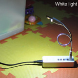 6LED Tactile Dimmable Emergency Lights USB Light Piece Mobile Power Supply Lantern(White Light)