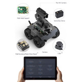 Waveshare WAVE ROVER Flexible Expandable 4WD Mobile Robot Chassis, Onboard ESP32 Module(US Plug)