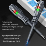 High Torque High Bright Electrician Tester Smart Test Breakpoint Specific Screwdriver(Straight)