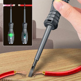 High Torque High Bright Electrician Tester Smart Test Breakpoint Specific Screwdriver(Straight)