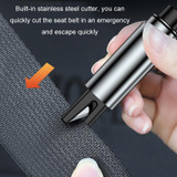 Car Glass Safety Hammer Multifunctional Emergency Escape Tool, Color: Silver