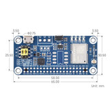 Waveshare For Raspberry Pi LC29H Series Dual-Band L1+L5 Positioning GPS Module, Spec: (BS) GPS/RTK HAT