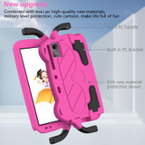For Xiaomi Redmi Pad SE 11 2023 Ice Baby EVA Shockproof Hard PC Tablet Case(Rose Red+Black)