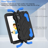 For Xiaomi Redmi Pad SE 11 2023 Ice Baby EVA Shockproof Hard PC Tablet Case(Black+Blue)