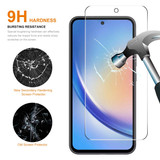 For Samsung Galaxy A55 10pcs ENKAY 0.26mm 9H 2.5D High Aluminum-silicon Tempered Glass Film
