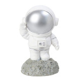 Resin Crafts Space Astronaut Ornaments Home Office Desktop Ornaments Children Gift, Style: Station Small Silver