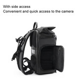 Cwatcun D113 Shoulder Leisure Camera Bag Waterproof High Capacity Outdoor Travel Photography Bag, Color: Small Black