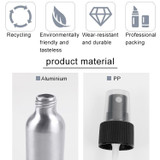 Refillable Glass Fine Mist Atomizers Aluminum Bottle, 30ml(Transparent)