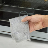 10pcs Double Layer 20x20cm Double-sided Silver Wire Wipes Dish Towel Household Cleaning Degreasing Steel Wire