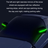 Car Front Windshield Snow and Anti-freeze Thickened Car Cover, Size: White SUV