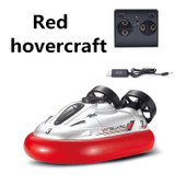 Children Mini 2.4G Wireless Electric Four-Way Hovercraft Model Boy Remote Control Hovercraft Water Toy(Red)