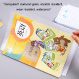 10pcs/set 34cmx25cm Textbook Self-Adhesive Transparent Waterproof Book Cover