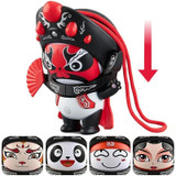Sichuan Opera Face Chinese Style Face Change Crafts Ornament Children Toy(Blue)