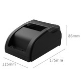 58mm USB Computer Version+Mobile Bluetooth Automatic Order Takeout Receipt Cashier Thermal Printer(US Plug)
