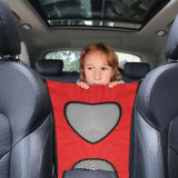 Car Rear Pet And Kids Deterrent Barrier Automobile Seat Storage Bags(Black)