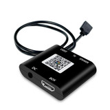 HDMI Sound Light Synchronizer RGB Smart APP Controll TV Background Wall Atmosphere Lights, Plug: AU Plug