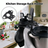 For Thermomix  TM5 TM6 Storage Rack Holder Food Processor Accessories(Black)